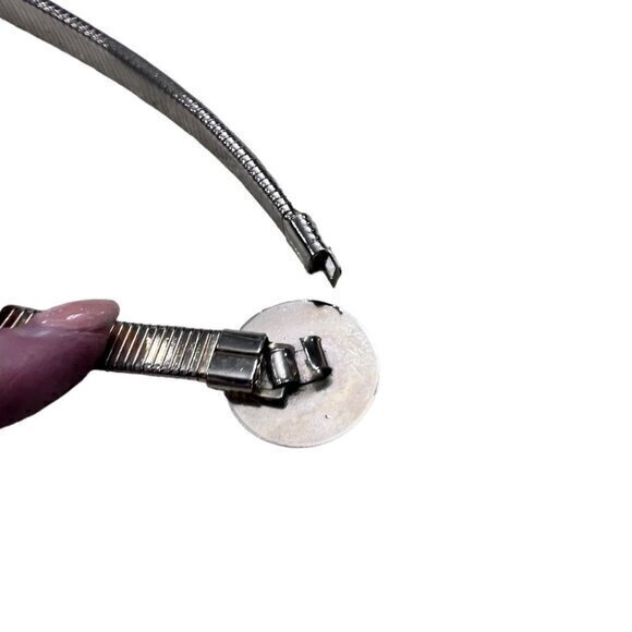 Gold Snake Belt Stretch 24-31" Classy Casual‎ Dressy Business Casual Minimalist - Picture 8 of 12